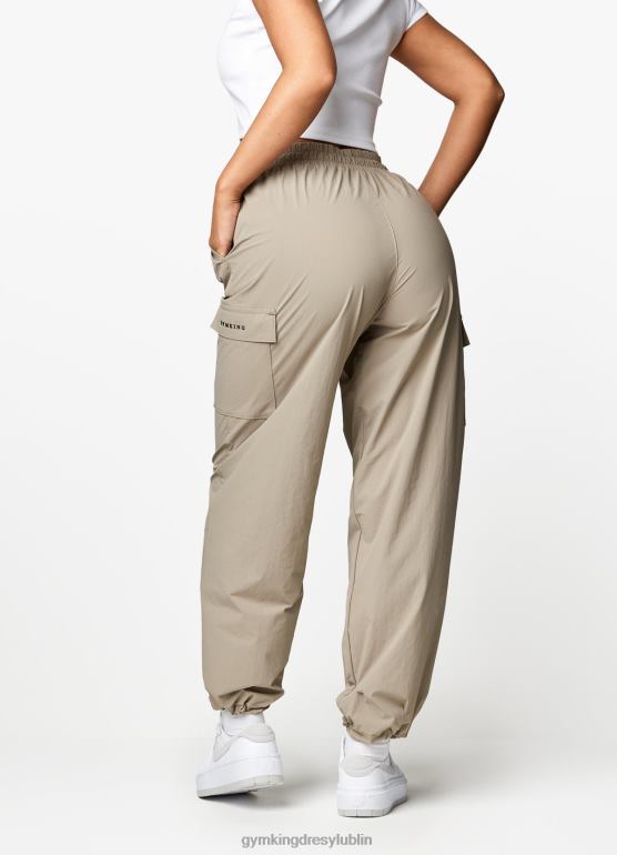 Gym King kobiety Użytkowe, tkane spodnie cargo TBB0Z591 odzież mokka
