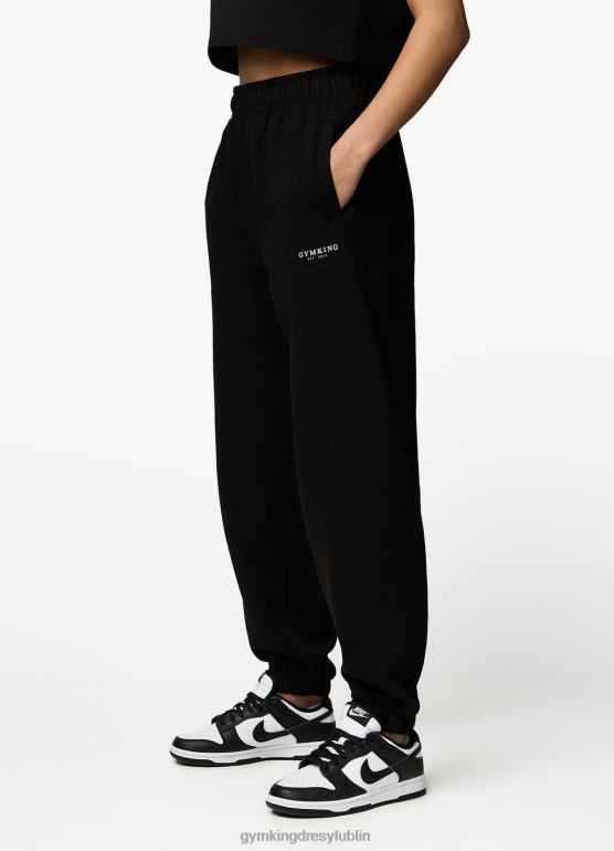 Gym King kobiety uznany zrelaksowany jogger TBB0Z598 odzież czarny biały
