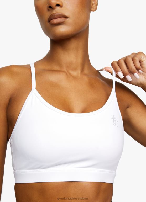 Gym King kobiety biustonosz sportowy TBB0Z577 odzież biały