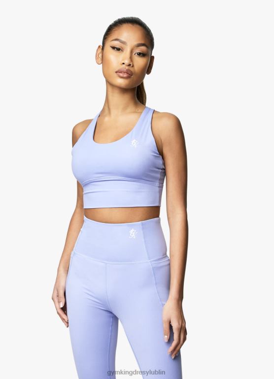 Gym King kobiety dominują staniki sportowe TBB0Z581 odzież liliowa orchidea