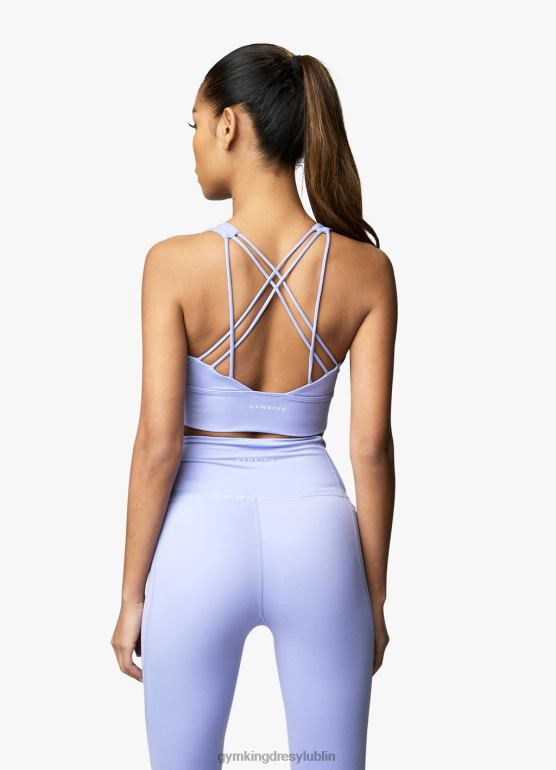 Gym King kobiety dominują staniki sportowe TBB0Z581 odzież liliowa orchidea