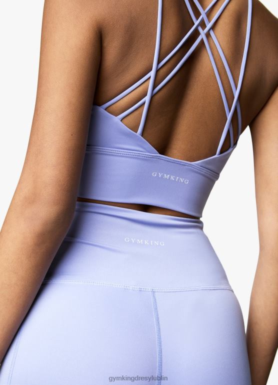 Gym King kobiety dominują staniki sportowe TBB0Z581 odzież liliowa orchidea