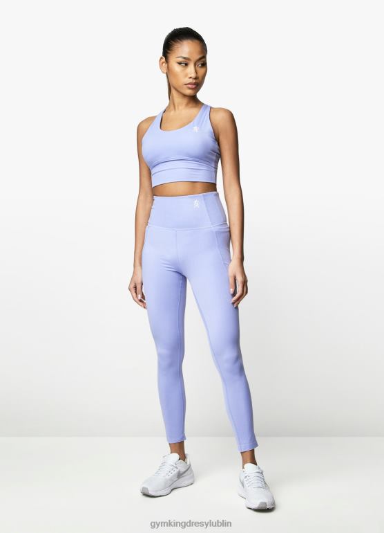 Gym King kobiety dominują staniki sportowe TBB0Z581 odzież liliowa orchidea