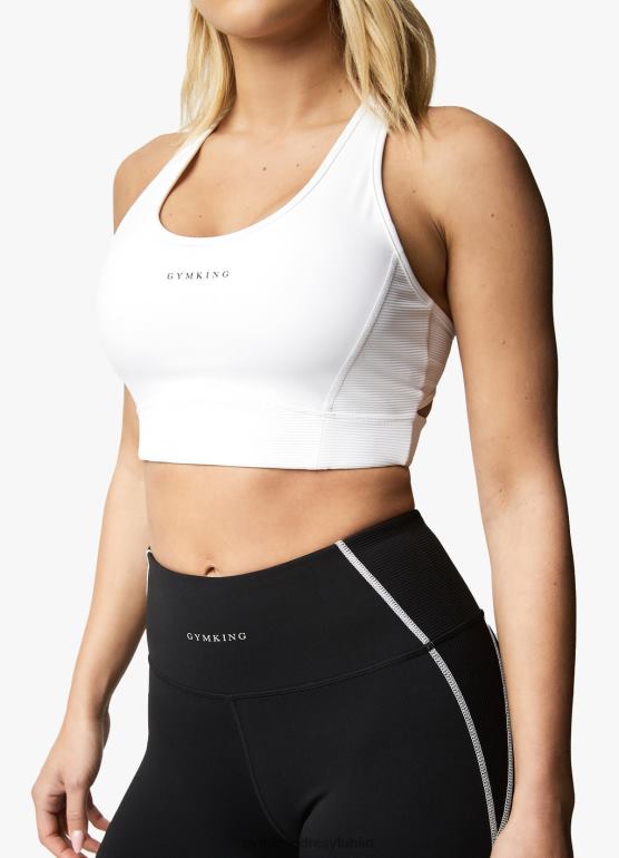 Gym King kobiety motywować biustonosz TBB0Z579 odzież biały