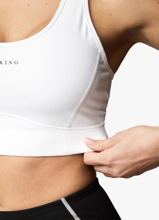 Gym King kobiety motywować biustonosz TBB0Z579 odzież biały