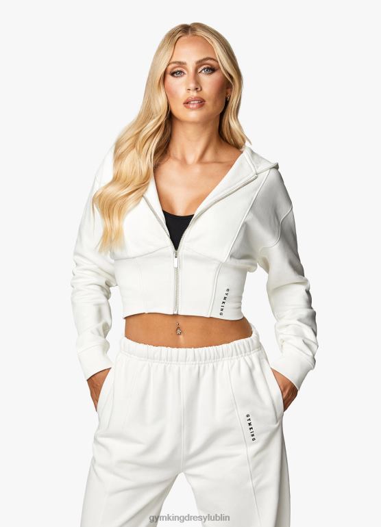 Gym King kobiety Malibu gorsetowy detal fz kaptur TBB0Z612 odzież krem