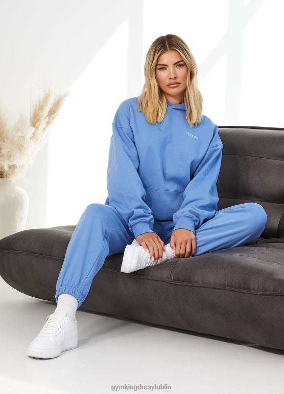 Gym King kobiety ustalony kaptur o swobodnym kroju TBB0Z613 odzież nadmorski błękit
