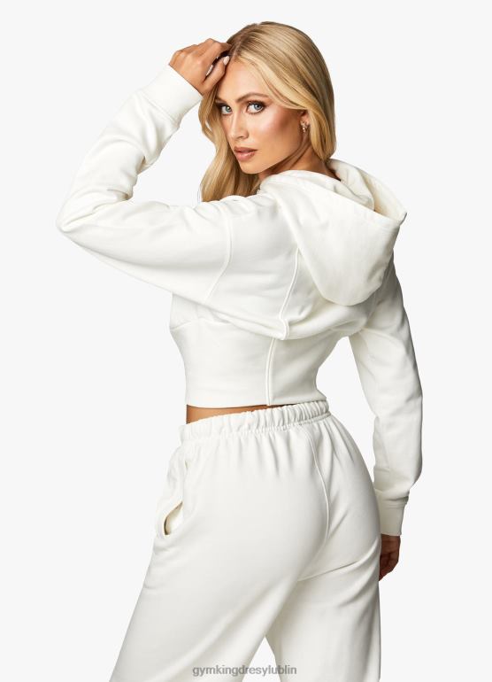 Gym King kobiety Gorset malibu fz z kapturem i joggerem TBB0Z563 odzież krem