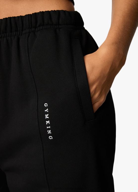 Gym King kobiety Gorset malibu fz z kapturem i joggerem TBB0Z564 odzież czarny