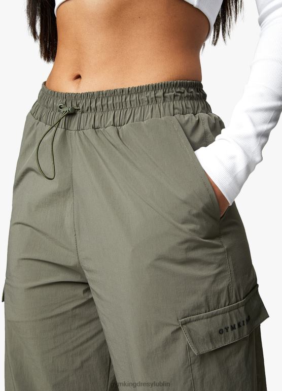 Gym King kobiety Użytkowy tkany dres TBB0Z565 odzież Oliwa