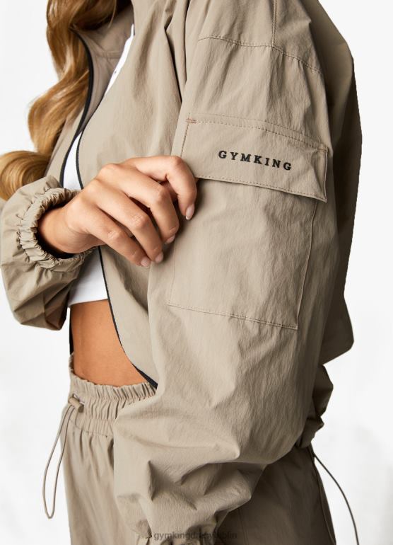 Gym King kobiety Użytkowy tkany dres TBB0Z567 odzież mokka