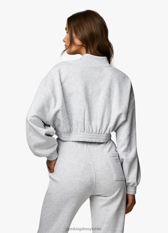 Gym King kobiety uniwersytecki dres TBB0Z574 odzież margiel śnieżny