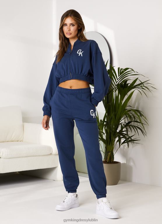 Gym King kobiety uniwersytecki dres TBB0Z575 odzież niebieski oxford