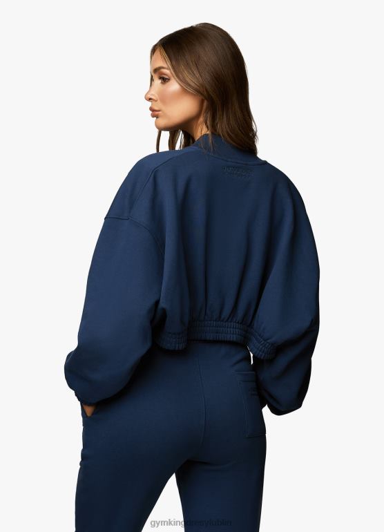 Gym King kobiety uniwersytecki dres TBB0Z575 odzież niebieski oxford