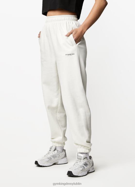 Gym King kobiety ustalony luźny dres TBB0Z569 odzież krem