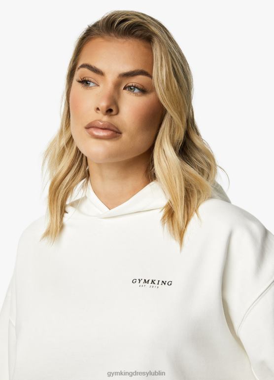 Gym King kobiety ustalony luźny dres TBB0Z569 odzież krem