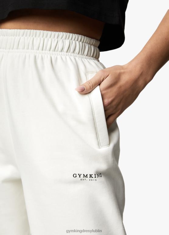 Gym King kobiety ustalony luźny dres TBB0Z569 odzież krem