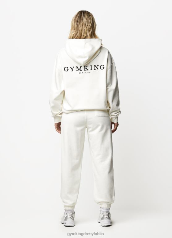 Gym King kobiety ustalony luźny dres TBB0Z569 odzież krem