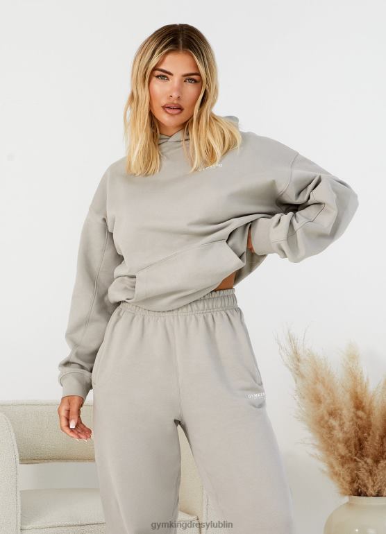 Gym King kobiety ustalony luźny dres TBB0Z570 odzież mroczna szałwia