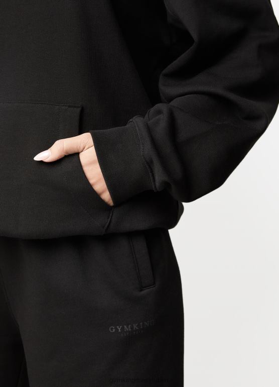 Gym King kobiety ustalony luźny dres TBB0Z576 odzież czarny