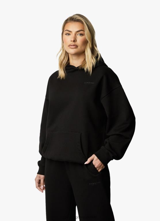 Gym King kobiety ustalony luźny dres TBB0Z576 odzież czarny