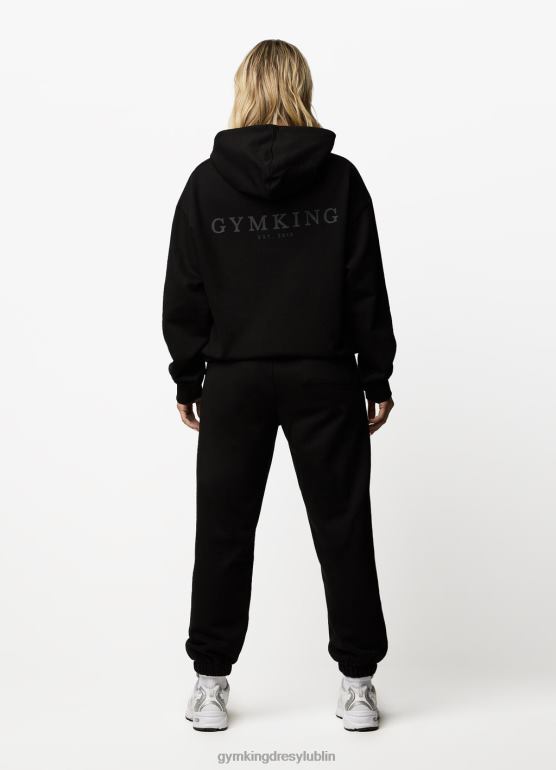 Gym King kobiety ustalony luźny dres TBB0Z576 odzież czarny