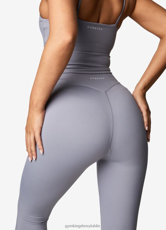 Gym King kobiety Legginsy 365 TBB0Z316 odzież lawendowo-szary