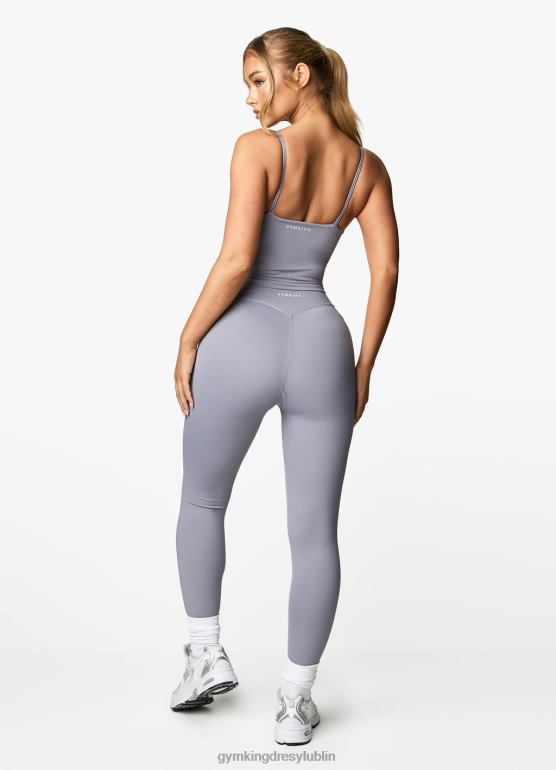 Gym King kobiety Legginsy 365 TBB0Z316 odzież lawendowo-szary