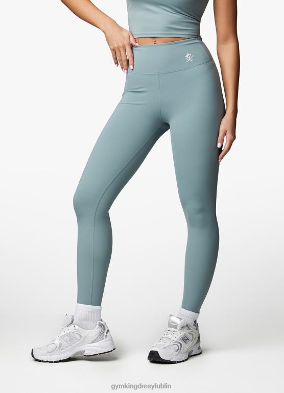 Gym King kobiety Legginsy 365 TBB0Z326 odzież szałwia