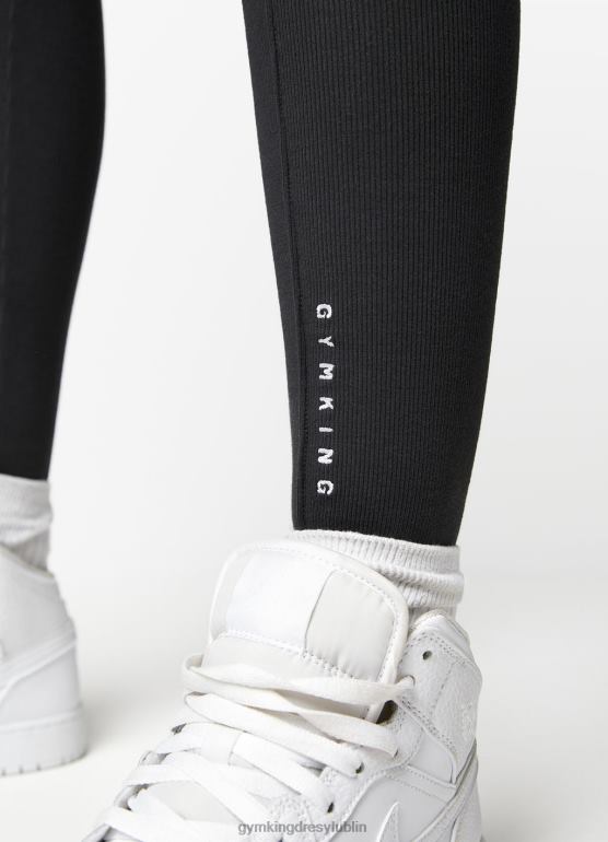 Gym King kobiety Legginsy z podwyższonym szwem w cieniu TBB0Z321 odzież ciemna cyna