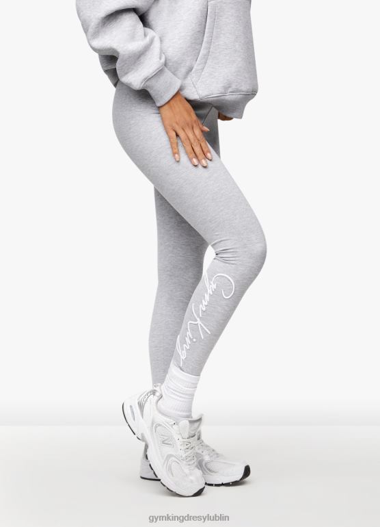 Gym King kobiety legginsy ze scenariuszem TBB0Z334 odzież szary melanż