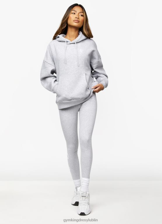 Gym King kobiety legginsy ze scenariuszem TBB0Z334 odzież szary melanż