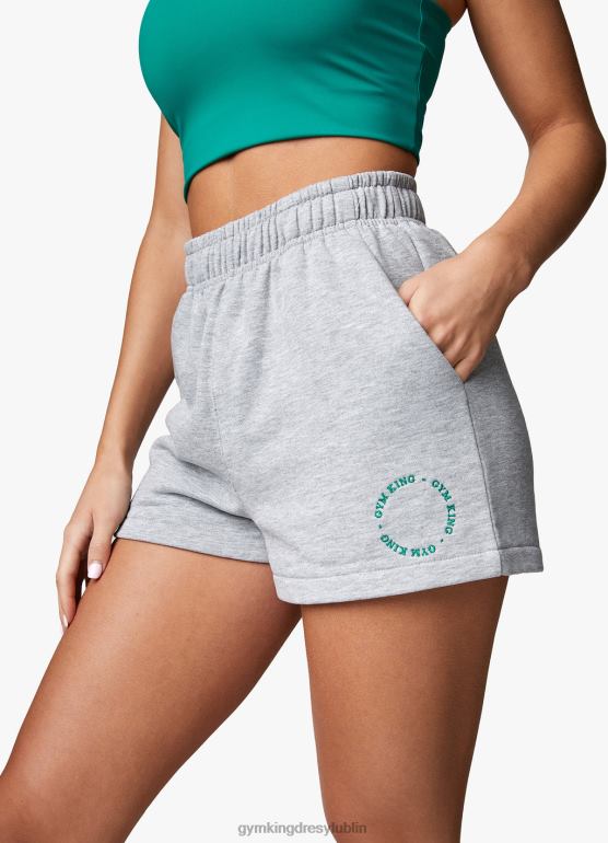 Gym King kobiety ładowanie krótkie TBB0Z515 odzież jasnoszary melanż