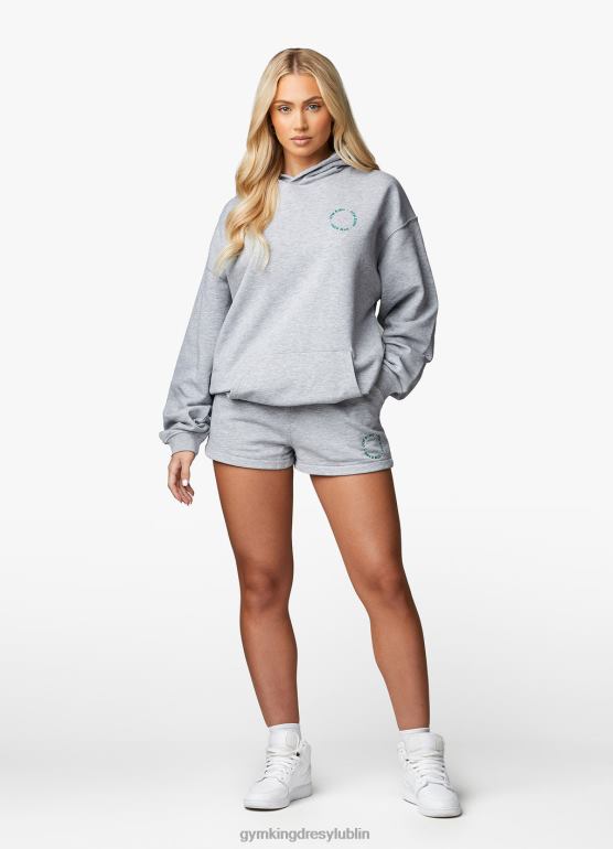 Gym King kobiety ładowanie krótkie TBB0Z515 odzież jasnoszary melanż