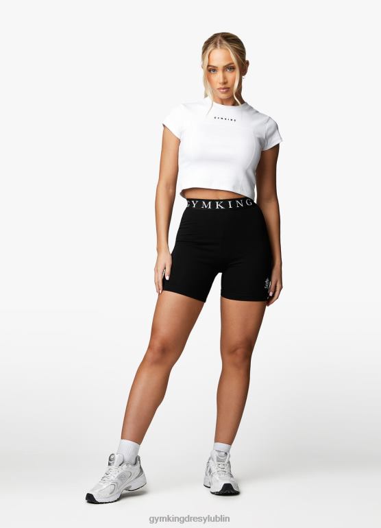 Gym King kobiety krótki cykl taśmy liniowej TBB0Z499 odzież czarny