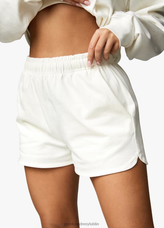 Gym King kobiety uznana koszulka krótka TBB0Z523 odzież krem