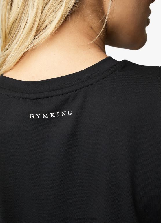 Gym King kobiety Kamizelka z rozcięciem 365 TBB0Z531 odzież czarny