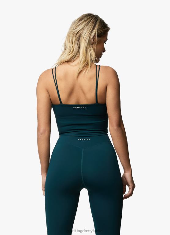 Gym King kobiety Zbiornik o długiej linii 365 TBB0Z547 odzież sosnowa zieleń