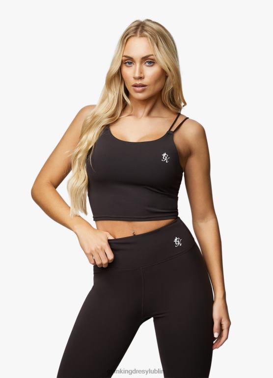 Gym King kobiety Zbiornik o długości 365 TBB0Z534 odzież czarny