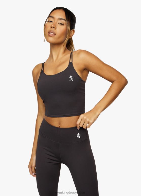 Gym King kobiety Zbiornik o długości 365 TBB0Z534 odzież czarny