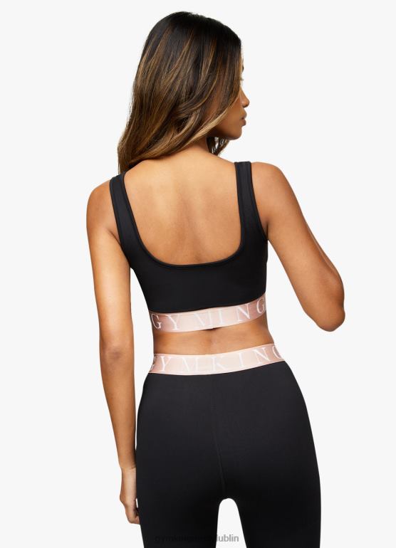 Gym King kobiety efektowny biustonosz TBB0Z553 odzież czarny