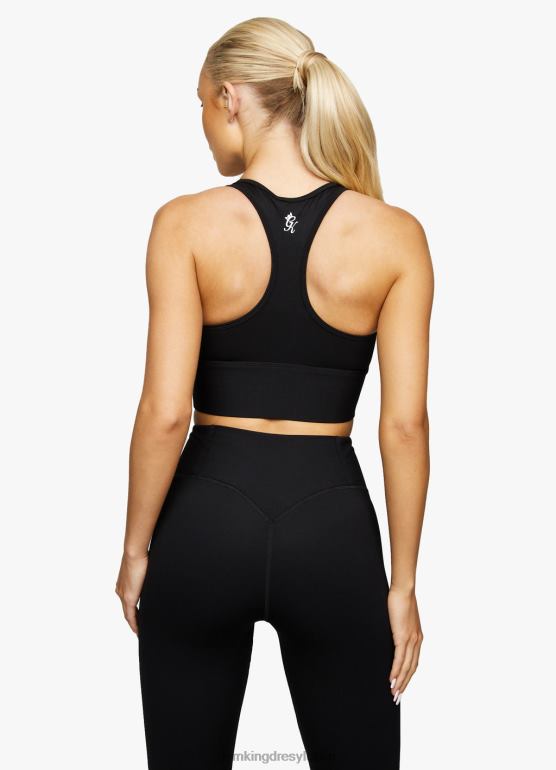 Gym King kobiety elitarny biustonosz sportowy TBB0Z557 odzież czarny