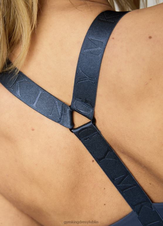 Gym King kobiety rozkloszowany biustonosz sportowy TBB0Z536 odzież marynarka wojenna