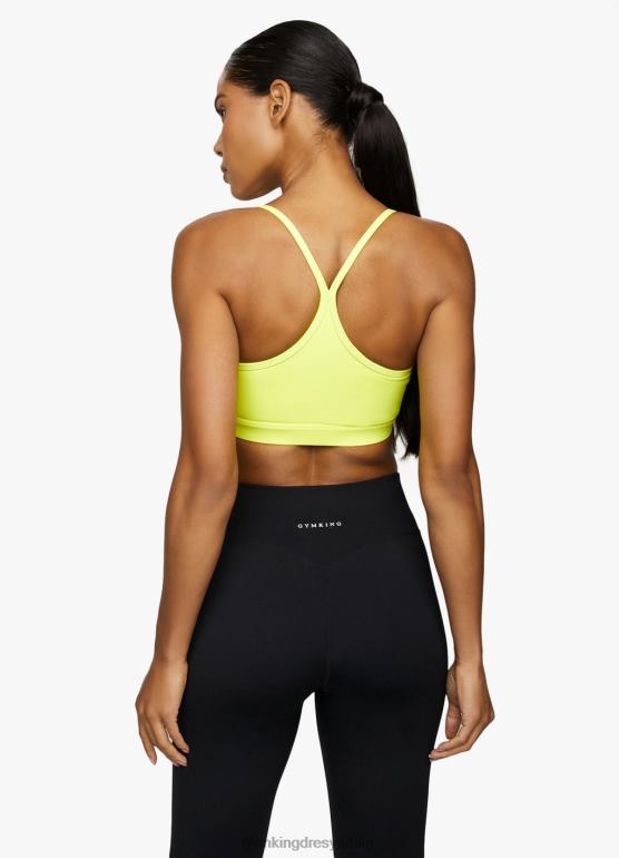 Gym King kobiety stanik sportowy TBB0Z537 odzież Limonka