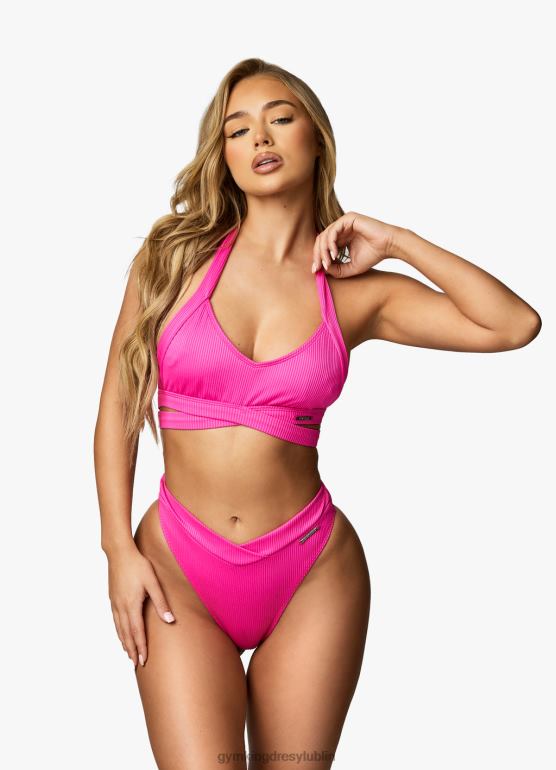 Gym King kobiety Góra od bikini z Miami TBB0Z405 odzież gorący róż