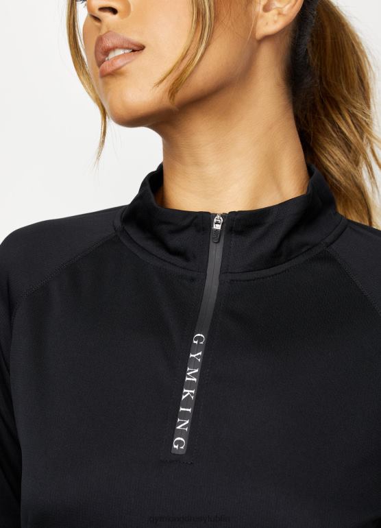 Gym King kobiety 1/4 lejka TBB0Z448 odzież czarny