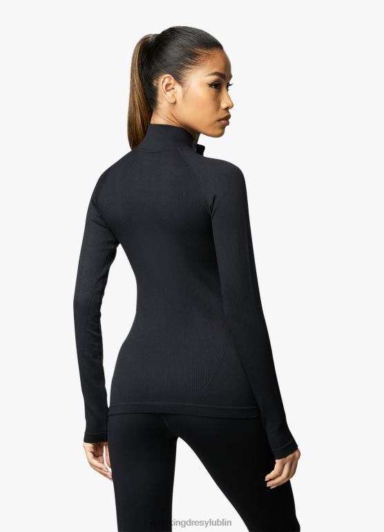 Gym King kobiety Intencja lejka wielożebrowego 1/4 TBB0Z437 odzież czarny