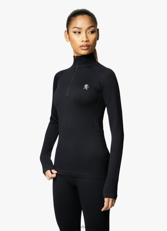 Gym King kobiety Intencja lejka wielożebrowego 1/4 TBB0Z437 odzież czarny