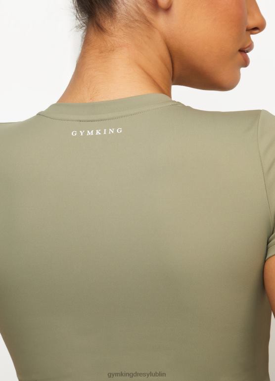 Gym King kobiety Koszulka 365 TBB0Z430 odzież blada oliwka