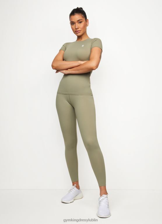 Gym King kobiety Koszulka 365 TBB0Z430 odzież blada oliwka